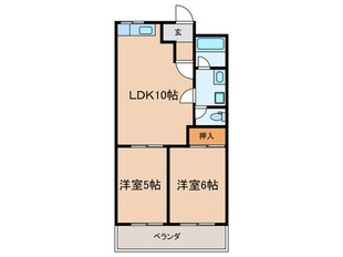 蓑川新町　DAYドリームハイツの物件間取画像